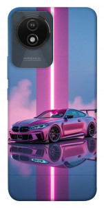 Чохол Pink neon car для Vivo Y02