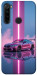 Чохол Pink neon car для Xiaomi Redmi Note 8 2021