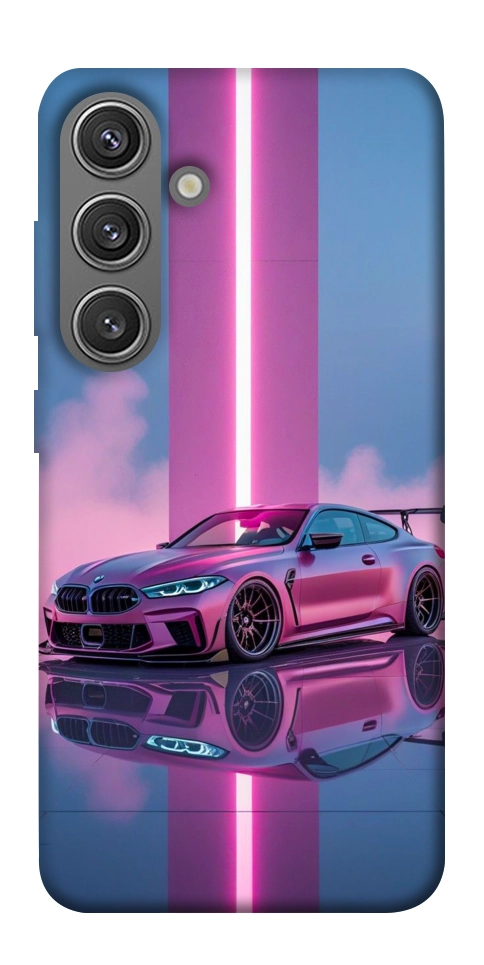 Чехол Pink neon car для Galaxy S24+