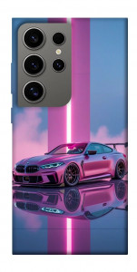 Чехол Pink neon car для Galaxy S24 Ultra