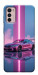 Чохол Pink neon car для Motorola Moto G42