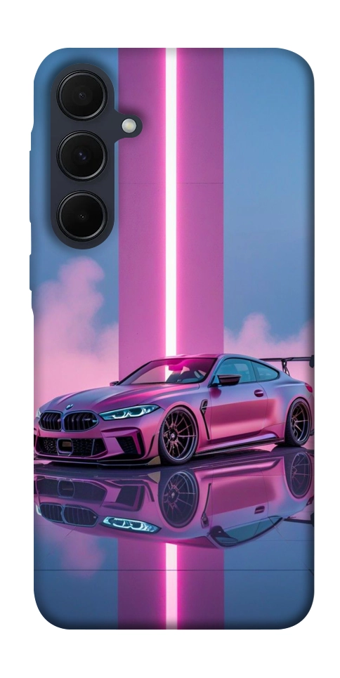 Чехол Pink neon car для Galaxy A35
