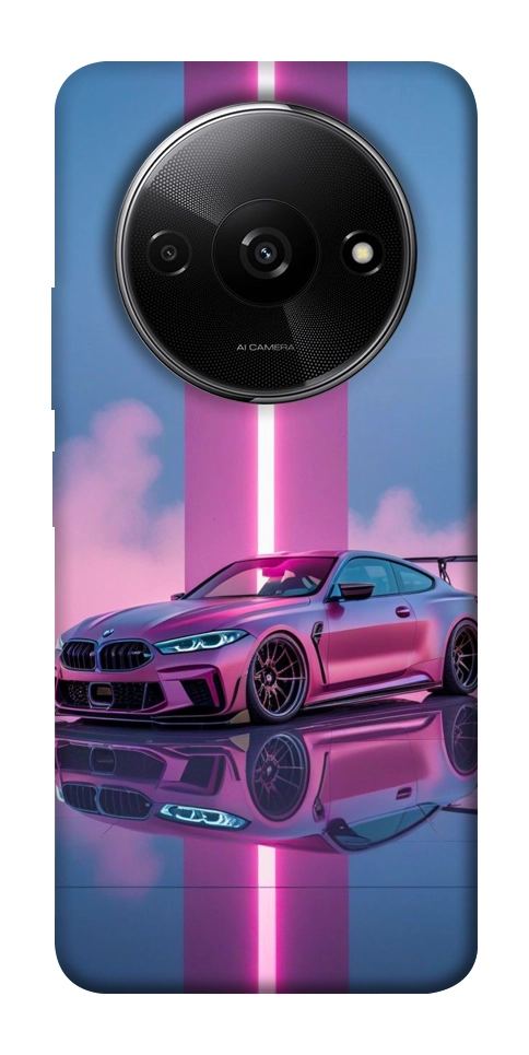 Чехол Pink neon car для Xiaomi Redmi A3