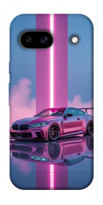 Чохол Pink neon car для Google Pixel 8a