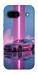 Чехол Pink neon car для Google Pixel 8a