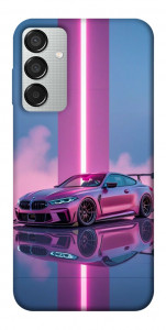 Чехол Pink neon car для Galaxy M15 5G