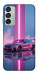 Чехол Pink neon car для Galaxy M15 5G