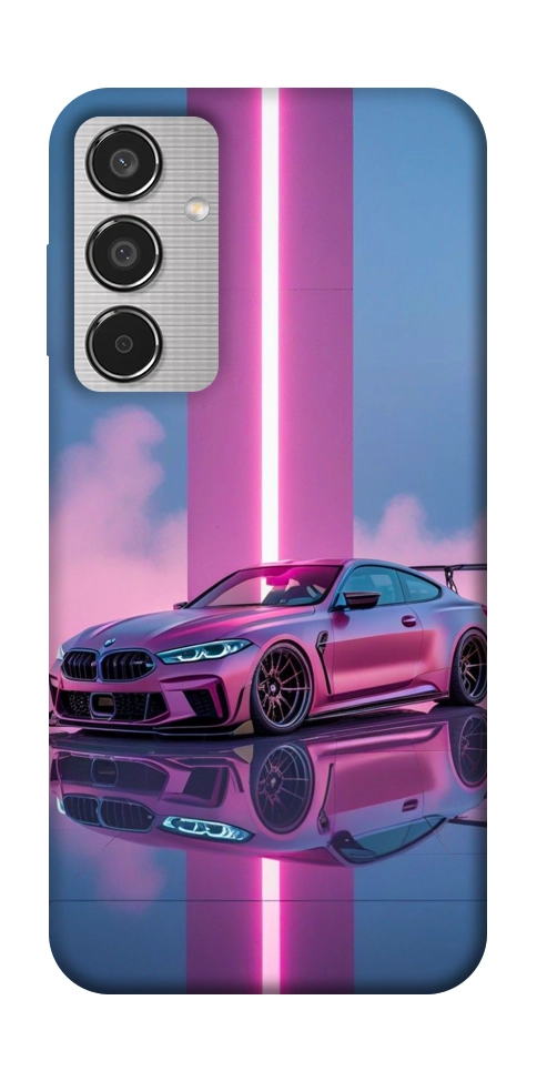 Чохол Pink neon car для Galaxy M35 5G