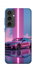 Чохол Pink neon car для Galaxy S24 FE