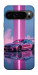 Чехол Pink neon car для Google Pixel 9 Pro