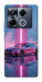 Чехол Pink neon car для Infinix Note 40 Pro 4G