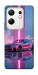 Чехол Pink neon car для Infinix Zero 30 4G