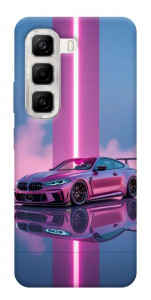 Чохол Pink neon car для Infinix Hot 50 4G