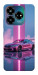 Чехол Pink neon car для ZTE Nubia V60