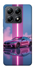 Чохол Pink neon car для Xiaomi 14T