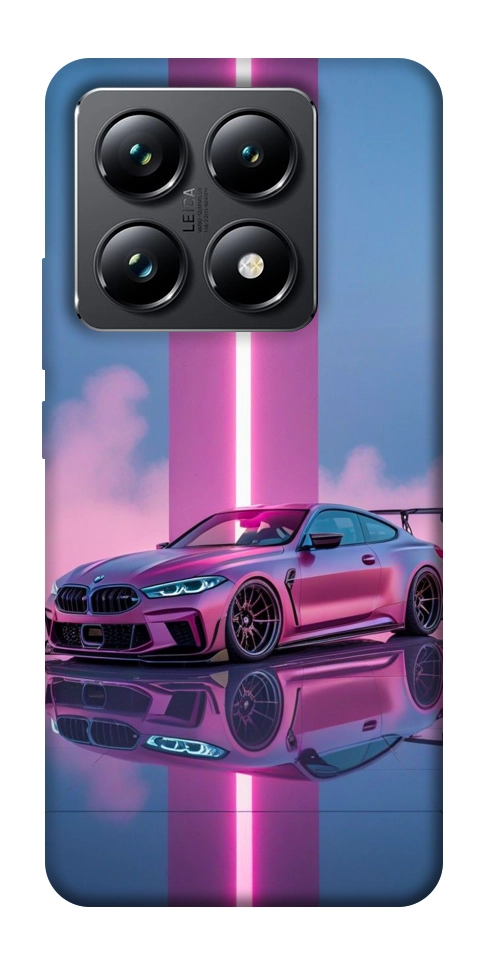 Чохол Pink neon car для Xiaomi 14T Pro