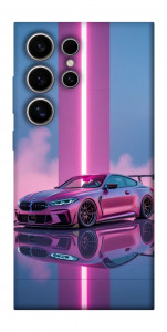 Чехол Pink neon car для Galaxy S25 Ultra