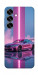 Чехол Pink neon car для Galaxy S25+