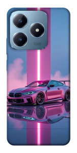Чохол Pink neon car для Realme C63 4G