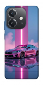 Чохол Pink neon car для Oppo A3 4G