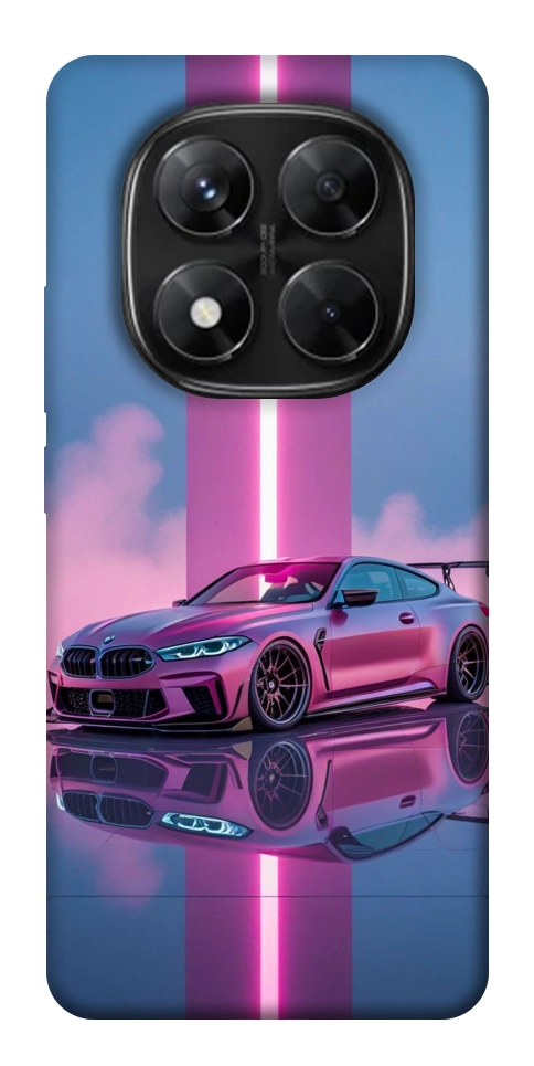 Чехол Pink neon car для Xiaomi Redmi Note 14 Pro 5G