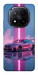 Чехол Pink neon car для Xiaomi Redmi Note 14 Pro+ 5G
