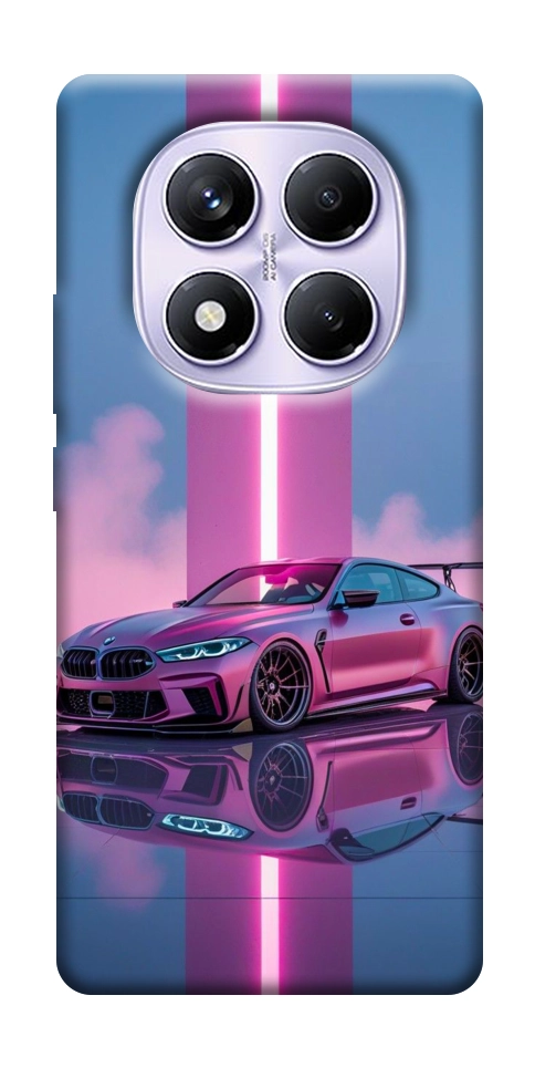 Чехол Pink neon car для Xiaomi Redmi Note 14 Pro 4G