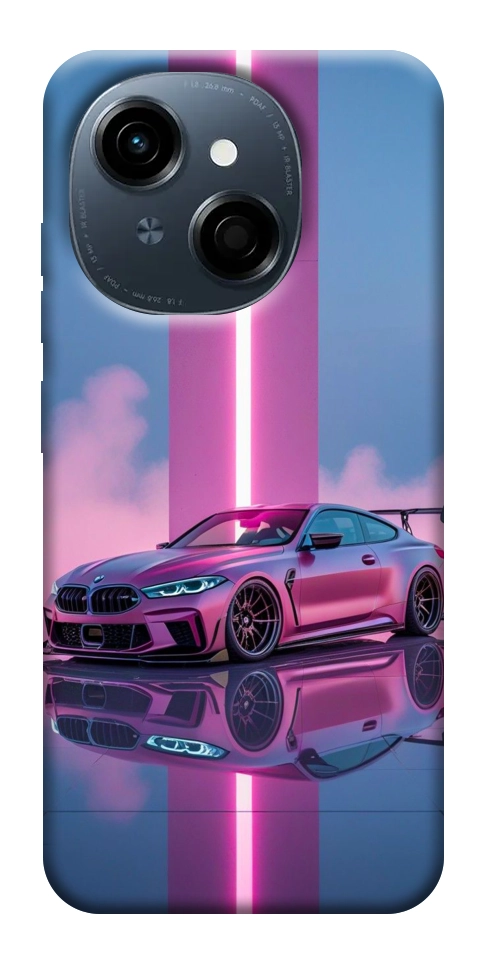 Чохол Pink neon car для TECNO Spark Go 1 (KL4)