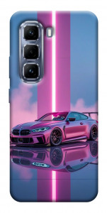 Чохол Pink neon car для Infinix Hot 50 Pro