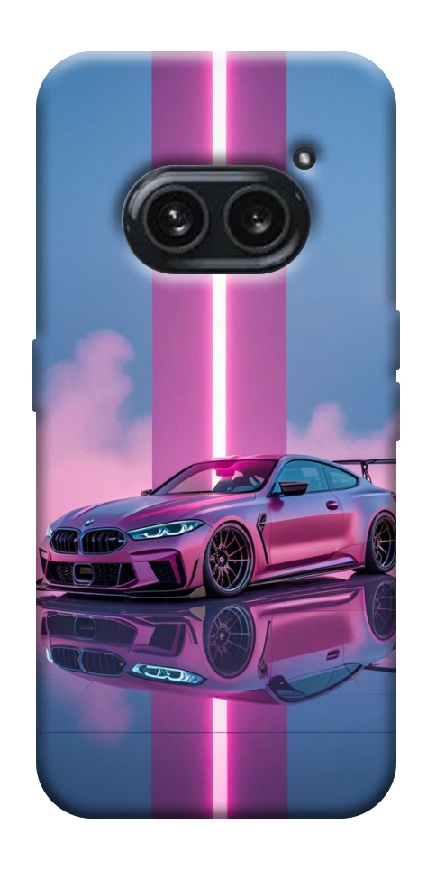 Чехол Pink neon car для Nothing Phone (2a)