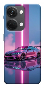 Чехол Pink neon car для OnePlus Nord 3
