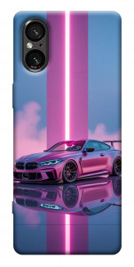 Чехол Pink neon car для Sony Xperia 5 V