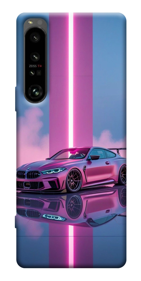 Чохол Pink neon car для Sony Xperia 1 IV