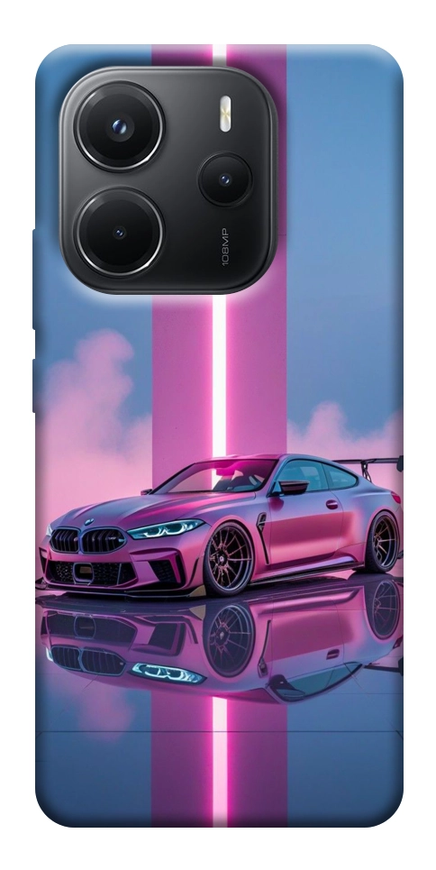 Чохол Pink neon car для Xiaomi Redmi Note 14 4G (Europe version)
