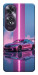 Чехол Pink neon car для Oppo A60 4G