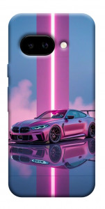 Чохол Pink neon car для Google Pixel 9a