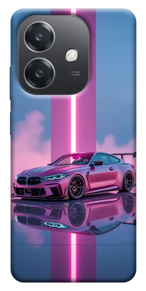 Чохол Pink neon car для Oppo A40m