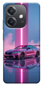 Чохол Pink neon car для Oppo A40m