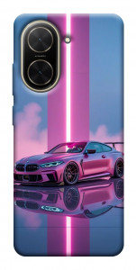 Чехол Pink neon car для Xiaomi Poco C71