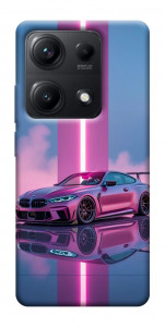 Чехол Pink neon car для Xiaomi Redmi Note 14S