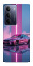 Чехол Pink neon car для Realme C75x