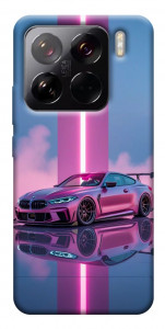 Чехол Pink neon car для Xiaomi 15 Pro