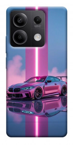 Чехол Pink neon car для Xiaomi Redmi Note 13 5G