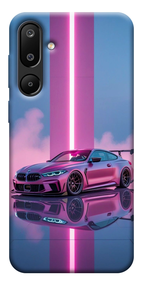 Чехол Pink neon car для Galaxy M16 5G