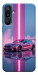 Чехол Pink neon car для Galaxy M16 5G