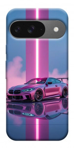 Чехол Pink neon car для Google Pixel 10 Pro