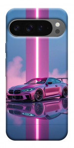 Чехол Pink neon car для Google Pixel 10 Pro XL