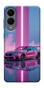Чехол Pink neon car для Galaxy S25 Edge