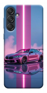 Чохол Pink neon car для Galaxy M55
