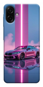 Чехол Pink neon car для Galaxy A07